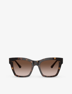 DOLCE & GABBANA: 0DG4384 sqaure-frame acetate sunglasses