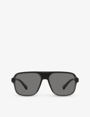 DOLCE & GABBANA: 0DG6134 square-frame nylon sunglasses
