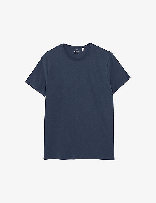 IKKS: Round-neck short-sleeve cotton T-shirt