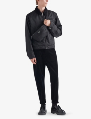 PRADA: Re-Nylon Saffiano leather and recycled-nylon belt bag