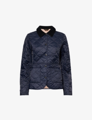 Barbour Deveron Polarquilt Womens Jacket In Blue