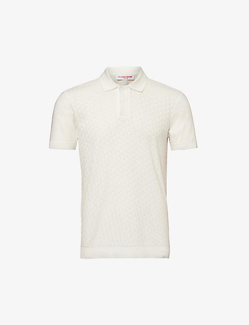 ORLEBAR BROWN: Maranon regular-fit knitted cotton polo shirt