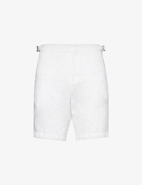 ORLEBAR BROWN: Norwich side-adjuster  linen shorts