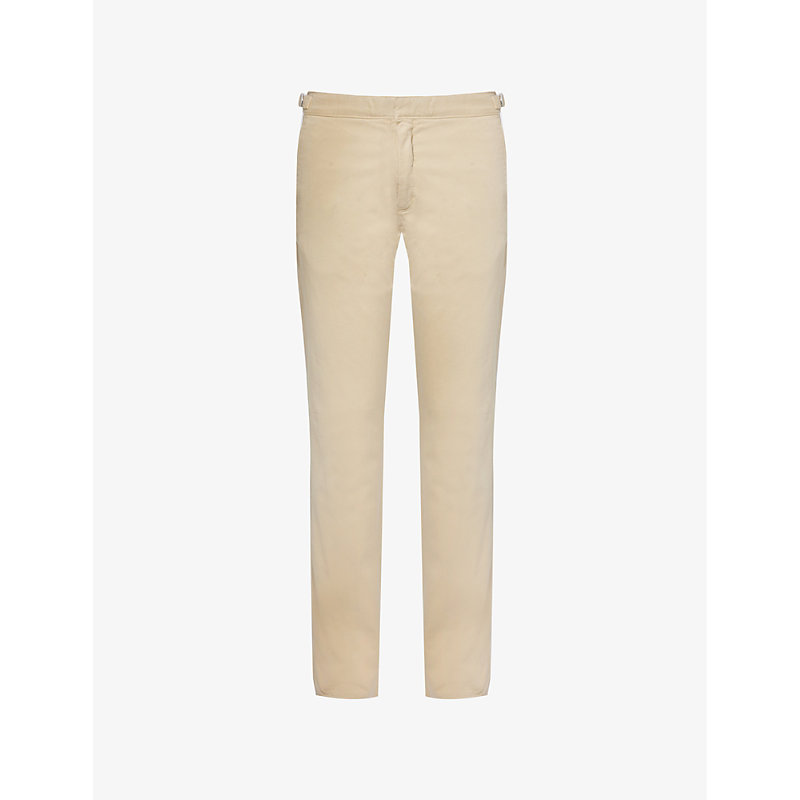 Orlebar Brown Fallon Cotton-blend Chinos In Sand Dune