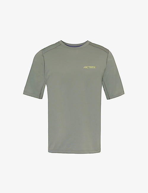 ARCTERYX: Cormac brand-print woven T-shirt