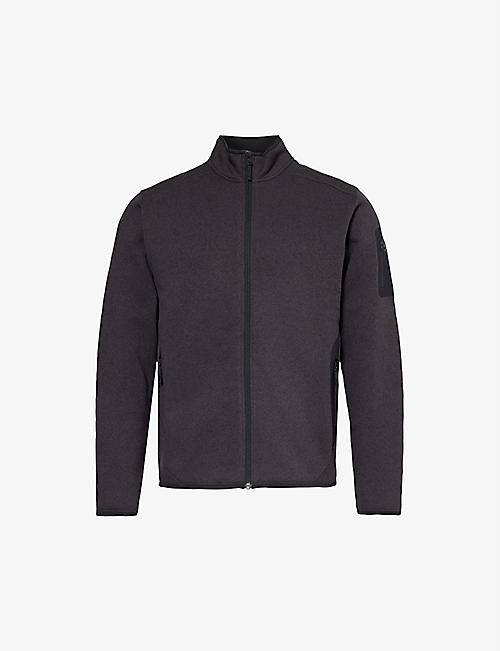 ARCTERYX: Covert logo-embroidered knitted cardigan