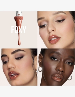 Huda Beauty Foxy Faux Filler Extra Shine Lip Gloss 3.9ml In Foxy