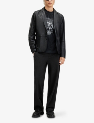 ALLSAINTS: Halla relaxed-fit wide-leg stretch-woven trousers