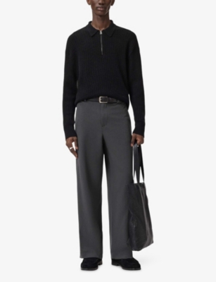 ALLSAINTS: Halla relaxed-fit wide-leg stretch-woven trousers