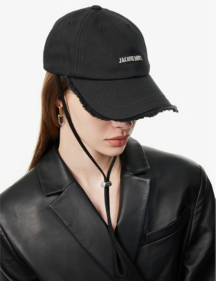 Jacquemus Le Casquette Artichaut Baseball Hat In Black