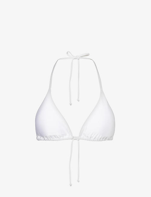 GRACEJACOB: Shimmer triangle bikini top