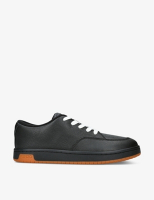 KENZO: Skate Low tonal-stitching leather low-top trainers