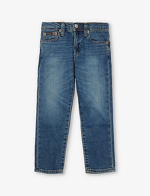 POLO RALPH LAUREN: Boys' Sullivan straight-leg slim-fit stretch-denim jeans