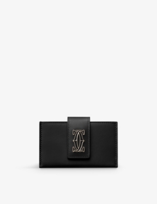 Cartier Black C De Leather Card Holder