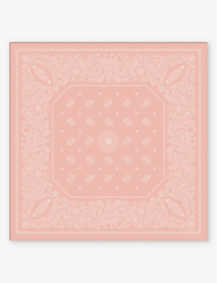 CARTIER: Double C de Cartier paisley-print silk-twill scarf