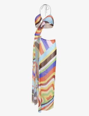 jaded london draped maxi dress  JADED LONDON | HESPERIA DRAPED MAXI DRESS SIZE UK6