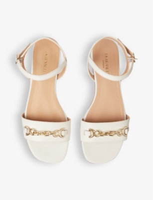 Lk Bennett Kelly Flat Sandals In Cre-ecru