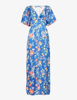 RIXO: Sadie floral-print woven midi dress