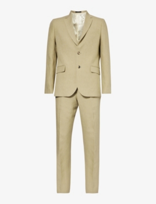 PAUL SMITH: The Soho regular-fit linen suitt
