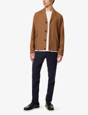 PAUL SMITH: Drawstring-waist slim-leg wool-blend trousers