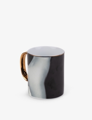 SELETTI X TOILETPAPER TWO OF SPADES FINE-PORCELAIN MUG 10CM 