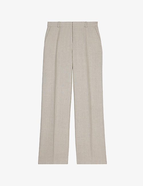 THE KOOPLES: Oversized high-rise linen trousers