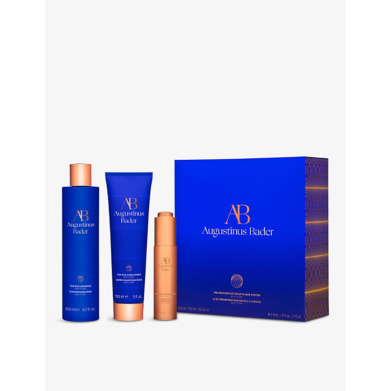Shop Augustinus Bader The Restorative Scalp And Hair System Gift Set Worth £152