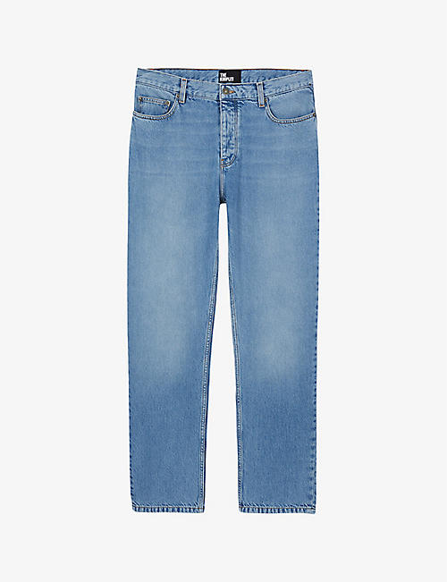 THE KOOPLES: Straight-leg slim-fit denim jeans