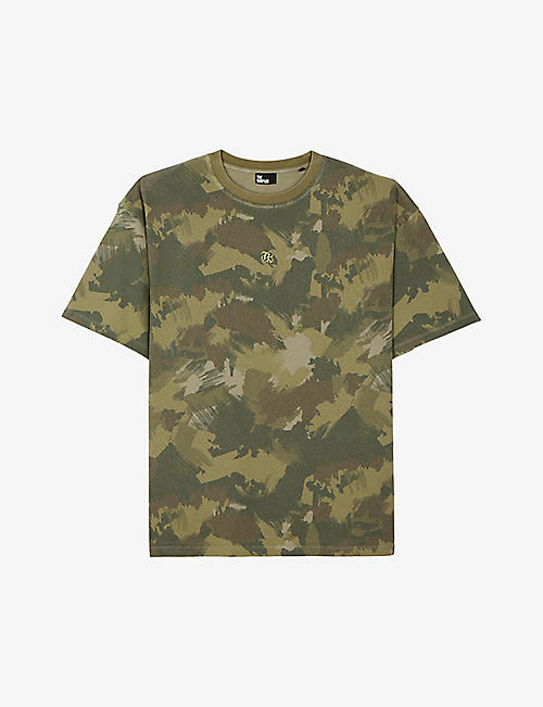 THE KOOPLES: Camouflage-print relaxed-fit cotton-jersey T-shirt