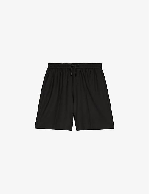 THE KOOPLES: Drawstring-waist relaxed-fit wool shorts