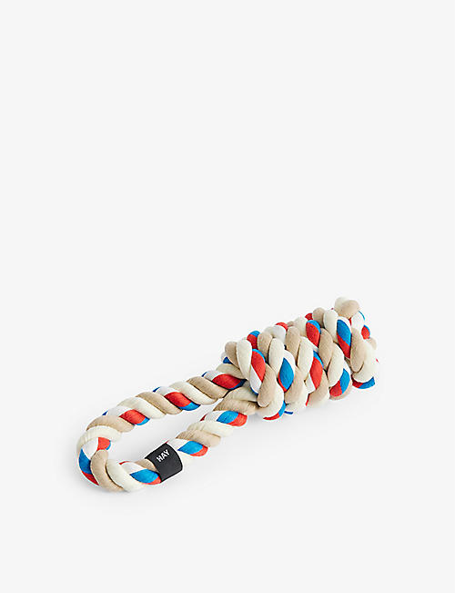 HAY: Plaited rope recycled-polyester dog toy