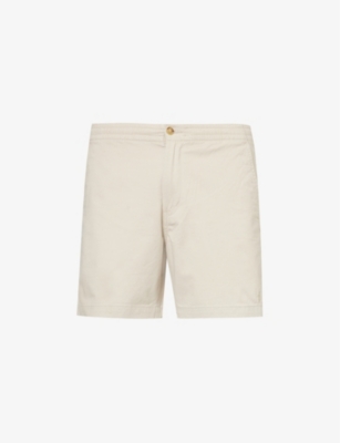 Shop Polo Ralph Lauren Men's Classic Stone Classic-fit Brushed-twill Stretch-cotton Shorts