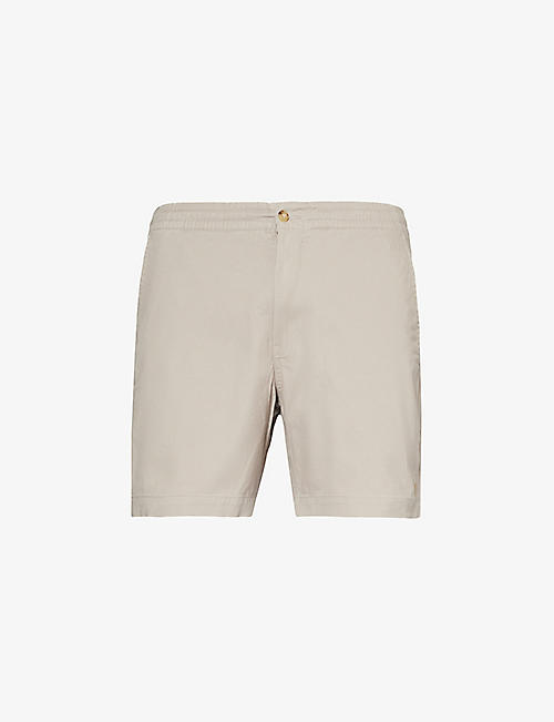 POLO RALPH LAUREN: Prepster logo-embroidered classic-fit stretch-cotton shorts