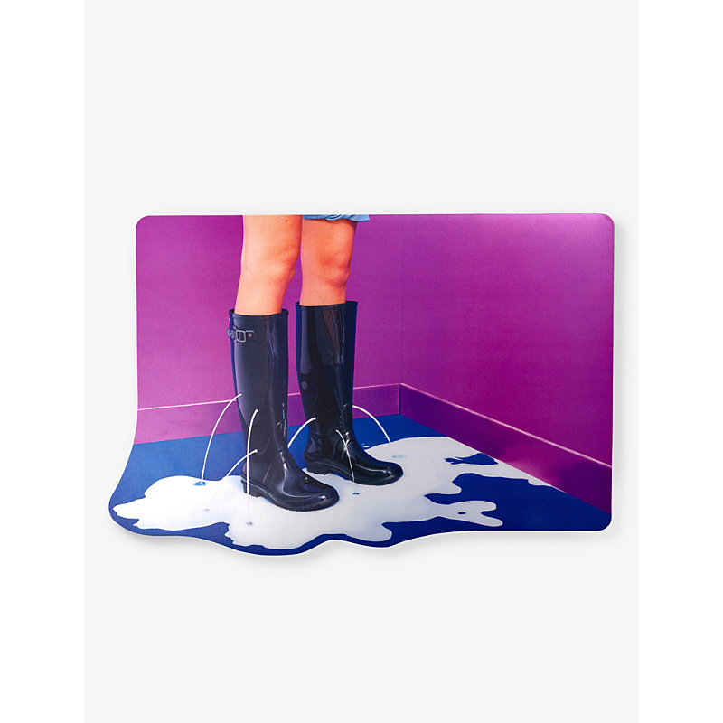 Seletti Toiletpaper Milky Boots Tablemat 45cm In Purple