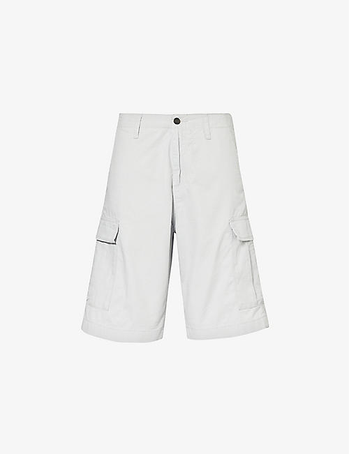 CARHARTT WIP: Logo-patch regular-fit cotton cargo shorts