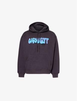 CARHARTT WIP: Logo-print relaxed-fit cotton-blend hoody