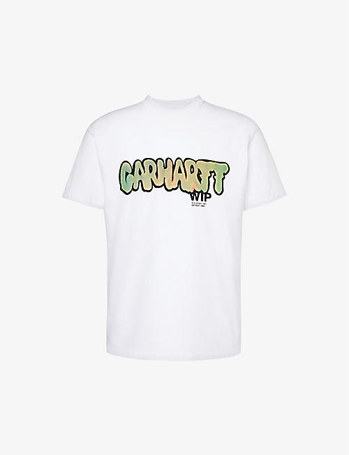 CARHARTT WIP: Drip graphic-print organic-cotton jersey T-shirt