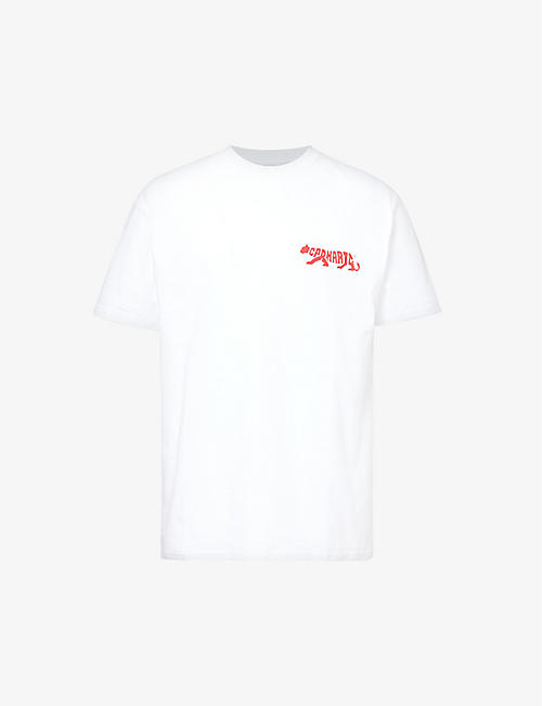 CARHARTT WIP: Rocky brand-print organic-cotton T-shirt