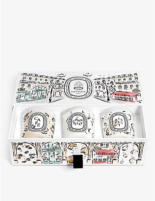 DIPTYQUE: Café Verlet limited-edition scented candle set 3 x 70g
