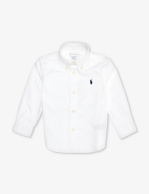 POLO RALPH LAUREN: Baby Boy Polo Pony slim-fit cotton shirt