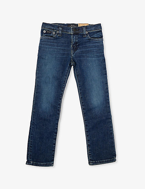 POLO RALPH LAUREN: Boys' Eldridge straight-leg stretch-denim blend jeans