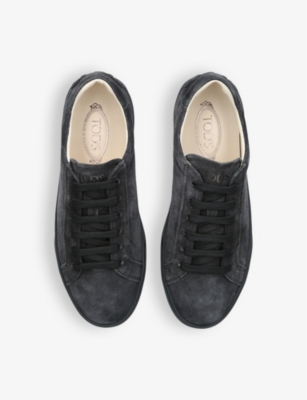 TODS: Allacciata Cassetta suede low-top trainers