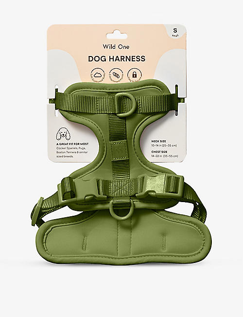 WILD ONE: Logo-debossed small cushioned woven harness