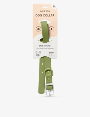 WILD ONE: Logo-print medium matte dog collar