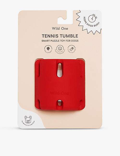 WILD ONE: Play Tennis Tumble plastic dog toy