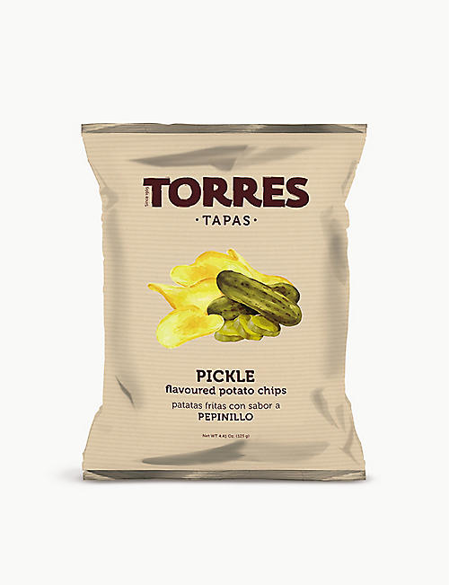 TORRES: Tapas pickle flavoured crisps 125g