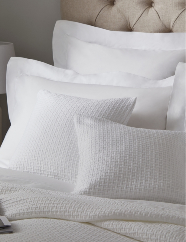 Savoy square Oxford cotton pillowcase 65cm x 65cm