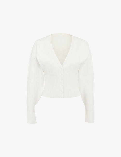 HOUSE OF CB: Noor V-neck knitted cardigan