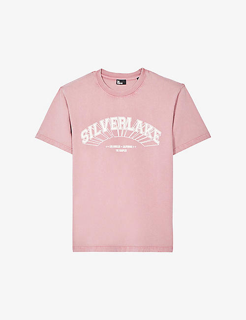 THE KOOPLES: 'Silverlake' and logo-print cotton-jersey T-shirt