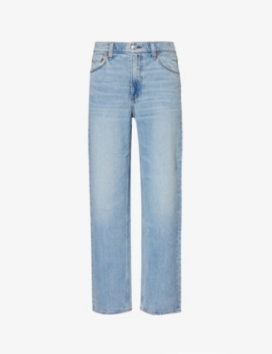 RAG & BONE: Harlow straight-leg mid-rise stretch jeans